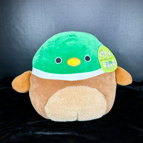 NWT Rare Avery 14” The Mallard Duck with Fur Squishmallow - Picture 1 of 5
